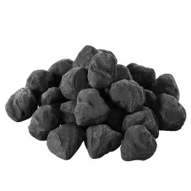 Lava Rocks, 1.2-2.0 inch 25 Pcs Fire Stones Lava Rocks For Fire Pit, Reusable Fire Pit Stones Indoor and Outdoor Use