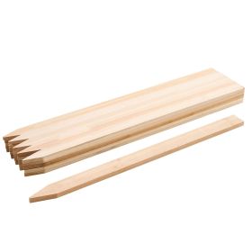 Wooden Garden Stakes, 25 Pcs 36 x 0.5 x1.5 in Survey Grading Stakes, Garden Ground Stake with Sharp Point, Fir Wood Plant Support Stake
