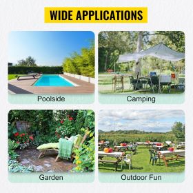 Outdoor Storage Box Patio Deck Box 230 Gallon Waterproof PE Tarpaulin