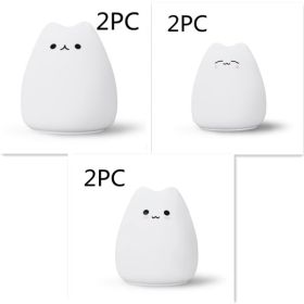 Silicone Touch Sensor LED Night Light For Children Baby Kids (Option: Set B)